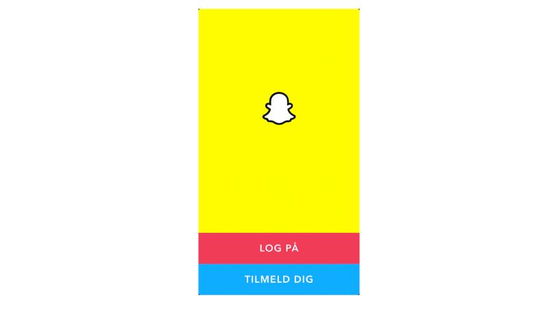 Snapchat - Opret konto