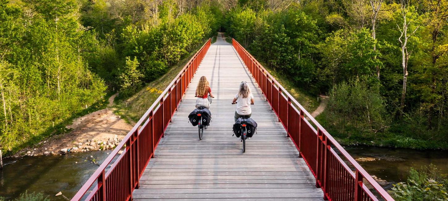 Cykeltur på Den Genfundne Bro