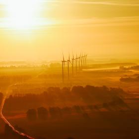 Solnedgang over Vestbjerg