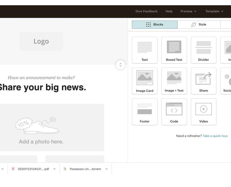 Mailchimp - Newsletter